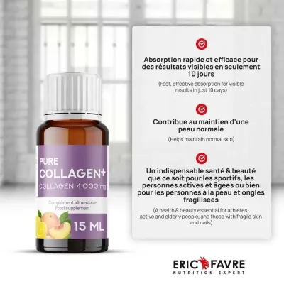 ERIC FAVRE PROGRAMME 10 JOURS PURE COLLAGEN+ 10*15ML ERIC FAVRE PROGRAMME 10 JOURS PURE COLLAGEN+ 10*15ML