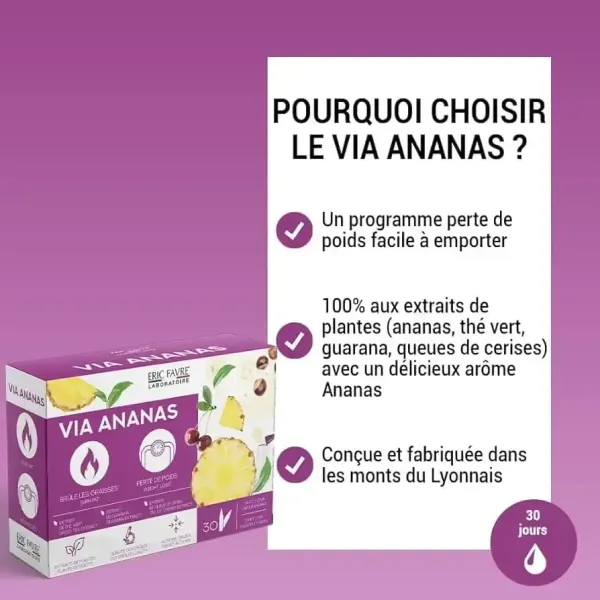 ERIC FAVRE VIA ANANAS BRULE-GRAISSES 30 DOSES