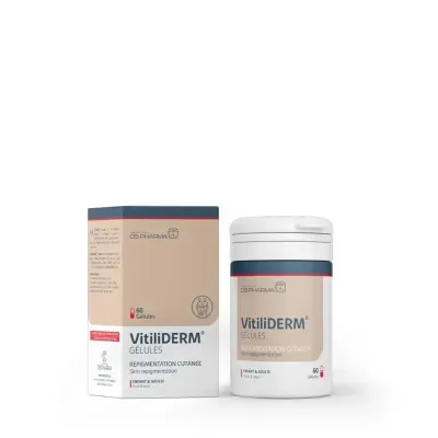 VITILIDERM REPIGMENTATION CUTANEE 60 GELULES
