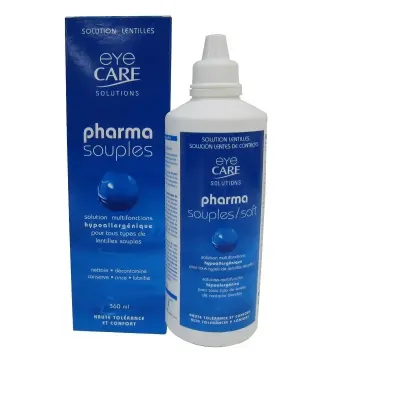 EYE CARE PHARMA SOUPLES SOLUTION POUR LENTILLES 360ML