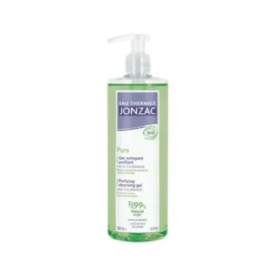JONZAC PURE GEL NETTOYANT PURIFIANT BIO 500ML JONZAC PURE GEL NETTOYANT PURIFIANT BIO 500ML