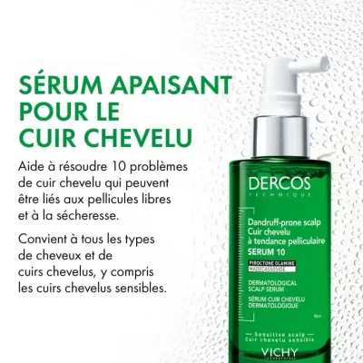 VICHY DERCOS ANTI DANDRUFF SERUM 10 90ML VICHY DERCOS ANTI DANDRUFF SERUM 10 90ML
