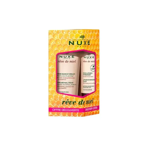 NUXE RÊVE DE MIEL DUO STICK LÈVRES ET CRÈME MAINS