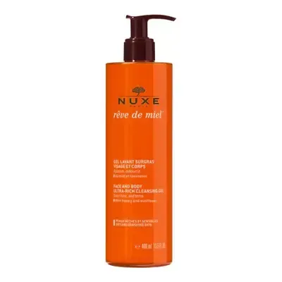 NUXE REVE DE MIEL GEL LAVANT SURGRAS VISAGE ET CORPS 400ML NUXE REVE DE MIEL GEL LAVANT SURGRAS VISAGE ET CORPS 400ML