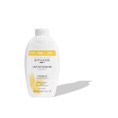 BYPHASSE LAIT DE DOUCHE CARESSE FLEUR DE VANILLE 600ML