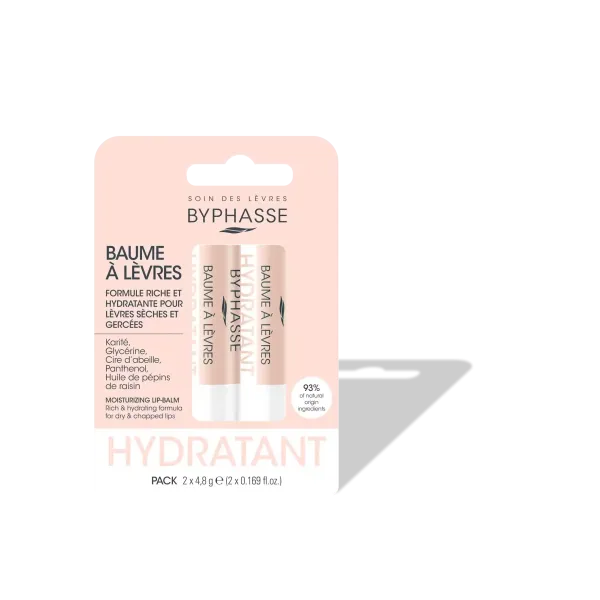 BYPHASSE BAUME LÈVRES HYDRATANT (2X4.8GR)