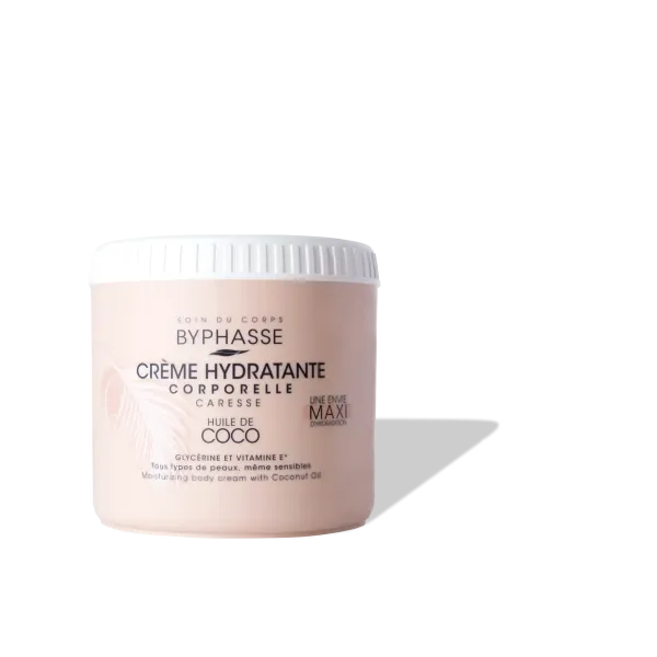 BYPHASSE CREME HYDRA CORPS A L'HUILE DE COCO 500 ML