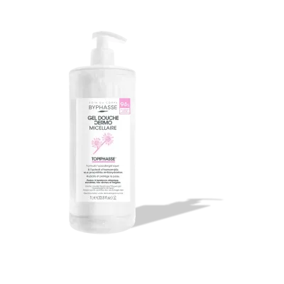 BYPHASSE GEL DOUCHE DERMO MICELLAIRE TOPIPHASSE PEAUX A TENDANCE ATOPIQUE 1L BYPHASSE GEL DOUCHE DERMO MICELLAIRE TOPIPHASSE PEAUX A TENDANCE ATOPIQUE 1L