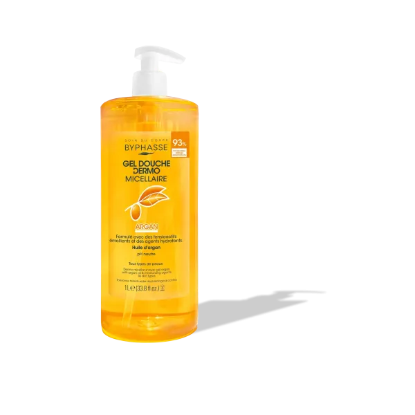 BYPHASSE GEL DOUCHE DERMO MICELLAIRE ARGAN 1L