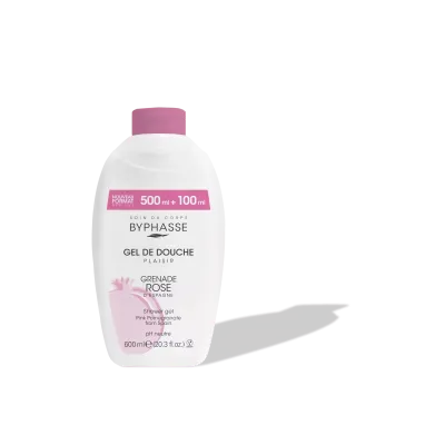 BYPHASSE GEL DE DOUCHE GRENADE ROSE 600ML