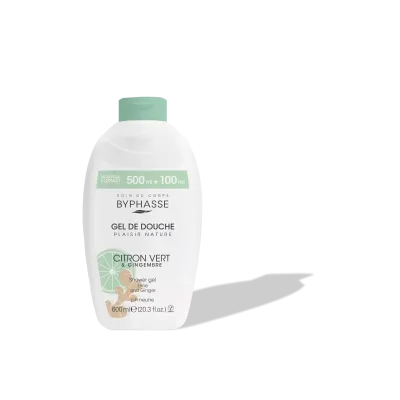 BYPHASSE GEL DE DOUCHE CITRON VERT & GINGEMBRE 600ML BYPHASSE GEL DE DOUCHE CITRON VERT & GINGEMBRE 600ML