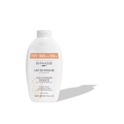 BYPHASSE LAIT DE DOUCHE CARESSE D'AMANDE DOUCE 600ML