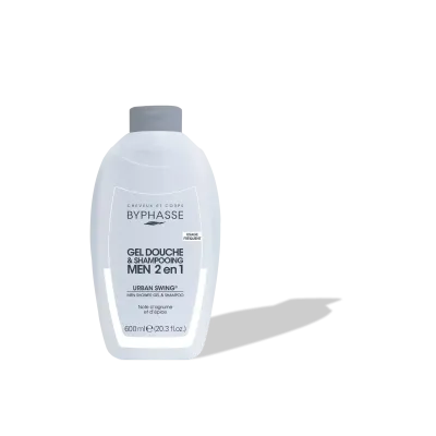 BYPHASSE GEL DOUCHE-SHAMPOOING 2 EN 1 URBAN SWING MEN 600ML