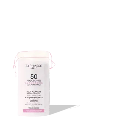 BYPHASSE COTONS DEMAQUILLANTS CARRES BT/50
