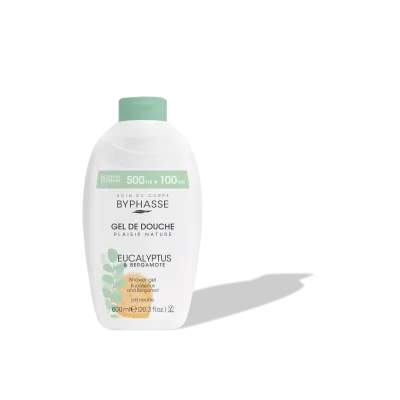 BYPHASSE GEL DE DOUCHE EUCALYPTUS & BERGAMOTE 600ML BYPHASSE GEL DE DOUCHE EUCALYPTUS & BERGAMOTE 600ML