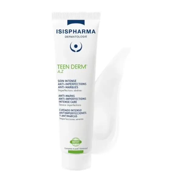 ISISPHARMA TEEN DERM A-Z SOIN INTENSE PEAUX A TENDANCE ACNEIQUE 30ML