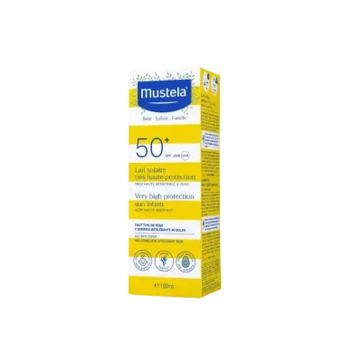 MUSTELA LAIT SOLAIRE TRES HAUTE PROTECTION SPF50+ 100ML MUSTELA LAIT SOLAIRE TRES HAUTE PROTECTION SPF50+ 100ML