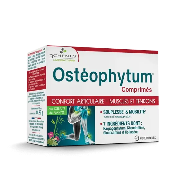 3 CHENES OSTEOPHYTUM 60 COMPRIMES