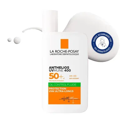 LA ROCHE POSAY ANTHELIOS UVMUNE 400 FLUIDE OIL CONTROL SPF50+ 50ML LA ROCHE POSAY ANTHELIOS UVMUNE 400 FLUIDE OIL CONTROL SPF50+ 50ML