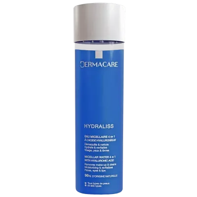DERMACARE HYDRALISS EAU MICELLAIRE 4EN1 A L'ACIDE HYALURONIQUE 200ML
