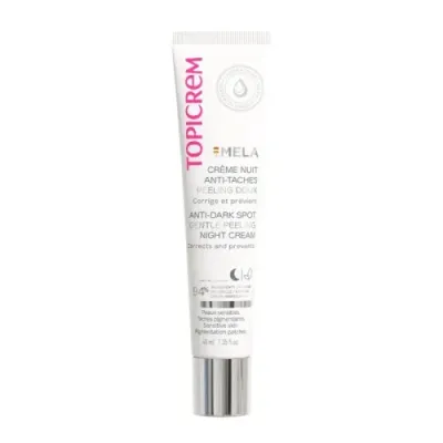 TOPICREM MELA CREME NUIT ANTI TACHES PEELING DOUX 40ML