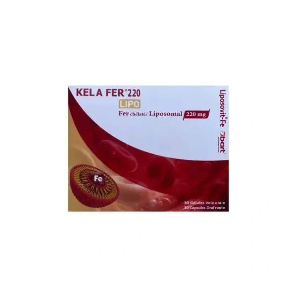 XEN KELA FER 220 LIPO MG 30 GELULES