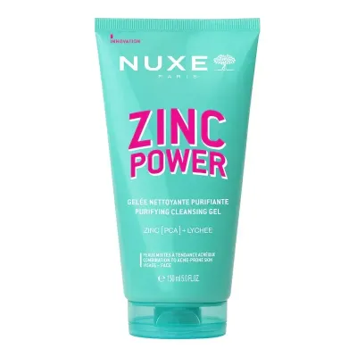 NUXE ZINC POWER GELEE NETTOYANTE PURIFIANTE 150ML NUXE ZINC POWER GELEE NETTOYANTE PURIFIANTE 150ML