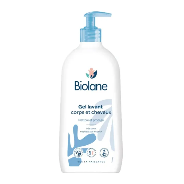 BIOLANE GEL CORPS ET CHEVEUX 2 EN 1 750ML