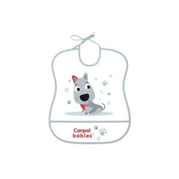CANPOL BABIES BAVOIR IMPERMEABLE AVEC POCHE ANIMALS 2/919