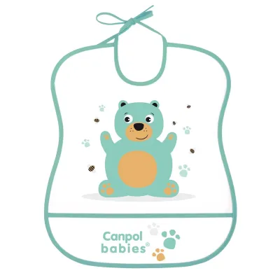 CANPOL BABIES BAVOIR IMPERMEABLE AVEC POCHE ANIMALS 2/919 CANPOL BABIES BAVOIR IMPERMEABLE AVEC POCHE ANIMALS 2/919