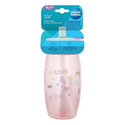 CANPOL BABIES TASSE DE SPORT AVEC BEC VERSEUR PLIABLE 400ML CANPOL BABIES TASSE DE SPORT AVEC BEC VERSEUR PLIABLE 400ML