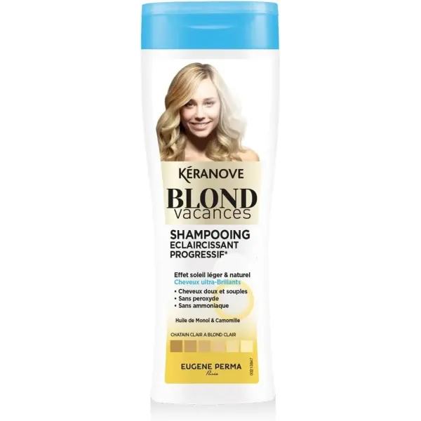 KERANOVE BLOND VACANCES SHAMPOOING ECLAIRCISSANT PROGRESSIF 250ML