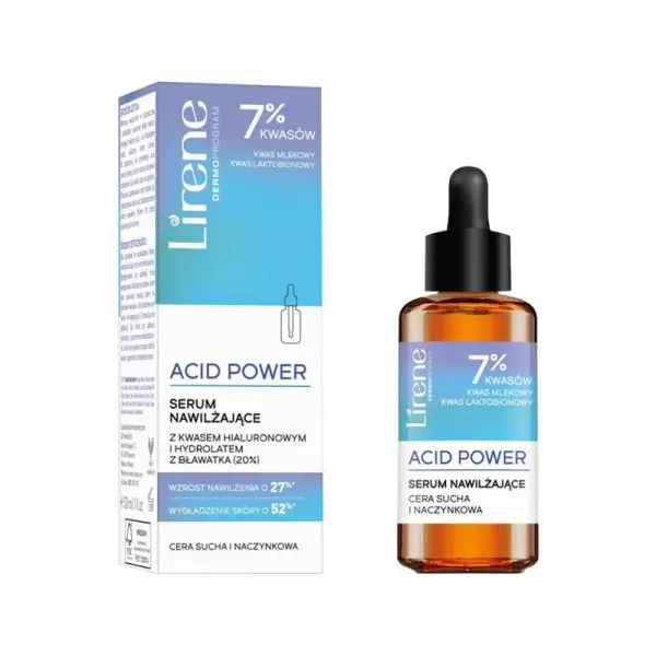 LIRENE ACID POWER SERUM HYDRATANT A l'HYDROLAT DE BLUET 30ML