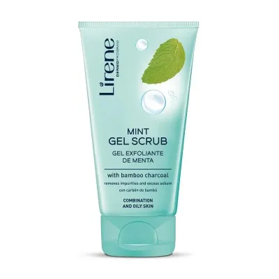 LIRENE GEL SCRUB MENTHE AU CHARBON DE BAMBOU 150ML LIRENE GEL SCRUB MENTHE AU CHARBON DE BAMBOU 150ML