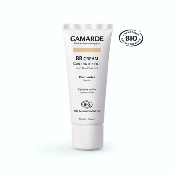 GAMARDE BB CREME SOIN TEINTE 4EN1 PEAUX MATES DELICATES 40ML