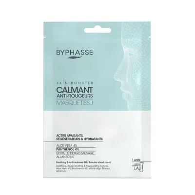BYPHASSE MASQUE TISSU SKIN BOOSTER CALMANT ANTI-ROUGEURS 18ML BYPHASSE MASQUE TISSU SKIN BOOSTER CALMANT ANTI-ROUGEURS 18ML