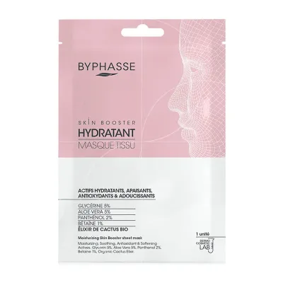 BYPHASSE MASQUE TISSU SKIN BOOSTER HYDRATANT 18ML BYPHASSE MASQUE TISSU SKIN BOOSTER HYDRATANT 18ML
