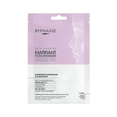 BYPHASSE MASQUE TISSU SKIN BOOSTER MATIFIANT PORE-MINIMIZER 18ML BYPHASSE MASQUE TISSU SKIN BOOSTER MATIFIANT PORE-MINIMIZER 18ML