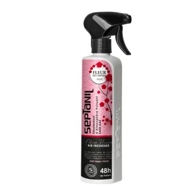 SEPTANIL DESODORISANT D'ATMOSPHERE PUISSANT FLEUR DE CHINE 500ML