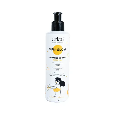 ERICA SUN GLOW RADIANCE BOOSTER AFTER SUN LAIT ACTIVATEUR DE BRONZAGE 250ML