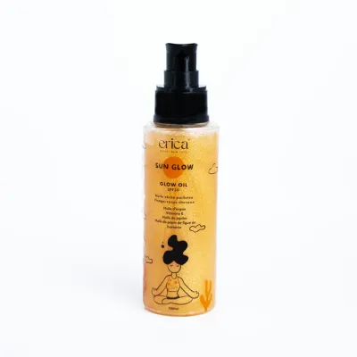 ERICA SUN GLOW HUILE SECHE PAILLETEE SPF30 100ML