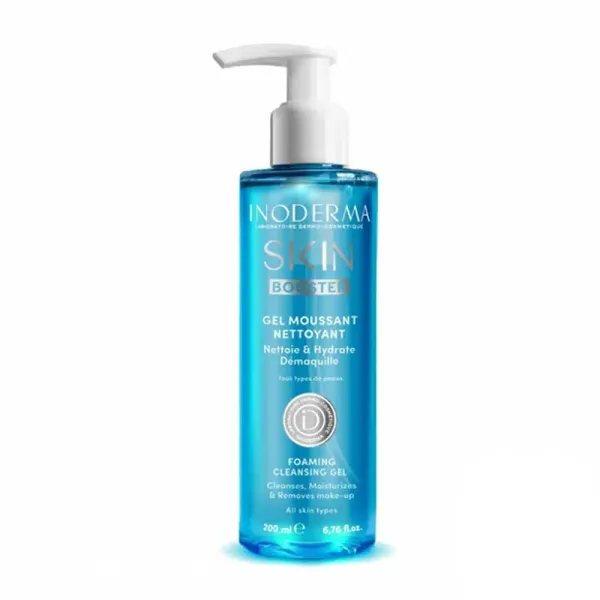 INODERMA SKIN BOOSTER GEL MOUSSANT NETTOYANT 200 ML