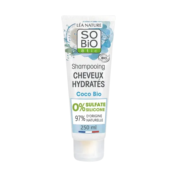 SO BIO SHAMPOOING HYDRATANT COCO & ACIDE HYALURONIQUE BIO 250ML