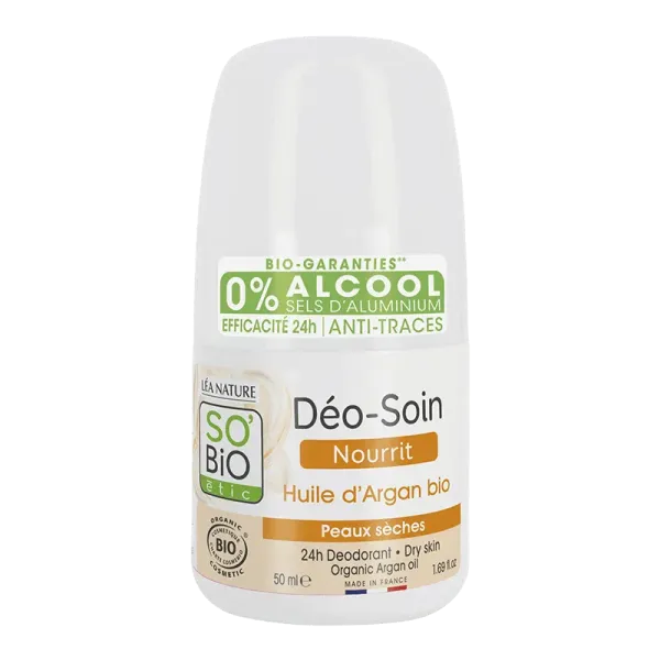SO BIO DEO SOIN NOURRIT HUILE D'ARGAN BIO 50ML