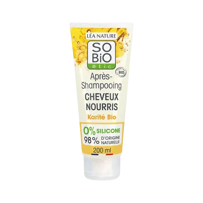 SO BIO CHEVEUX NOURRIS APRÈS-SHAMPOING KARITÉ & CÉRAMIDES D’ARGAN BIO 200ML