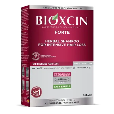 BIOXCIN SHAMPOOING ANTI CHUTE FORTE TOUS TYPES DE CHEVEUX 300ML