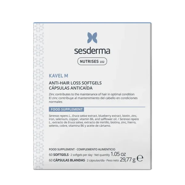 SESDERMA KAVEL M 60 CAPSULES