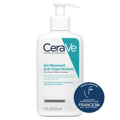 CERAVE GEL MOUSSANT ANTI IMPERFECTIONS 236ML CERAVE GEL MOUSSANT ANTI IMPERFECTIONS 236ML