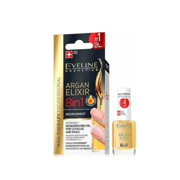 EVELINE COSMETICS ARGAIN ELIXIR 8IN1 HUILE INTENSEMENT 12ML