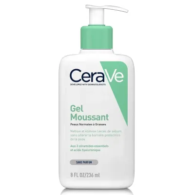 CERAVE GEL MOUSSANT PEAUX NORMALES A GRASSES 236 ML